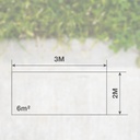 Toldo 90gr 2x3M Azul
