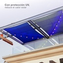 Toldo 90gr 5x8M Azul