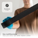 Cinta americana impermeable Negra 50mm 10M