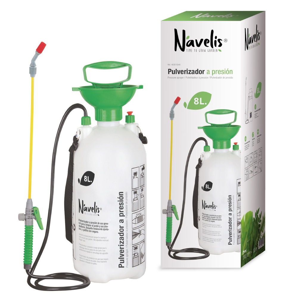 Pulverizador a presión 8L