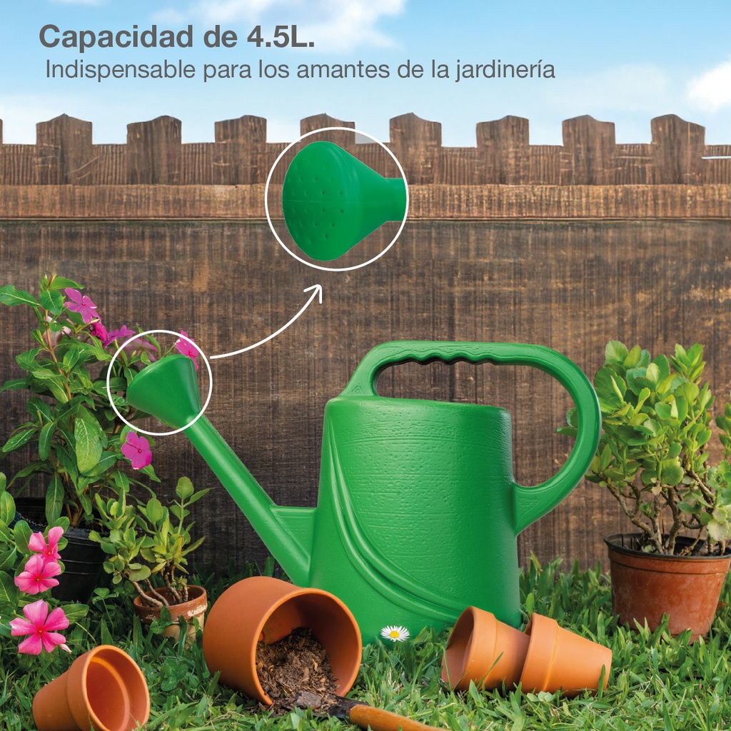 Regadera 4,5L Verde