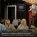 Mata insectos eléctrico Balonga 2x10W 80m2 Negro