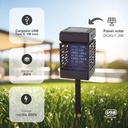Estaca jardín solar LED mata insectos Alata 5W 1600-1800K IP44 
