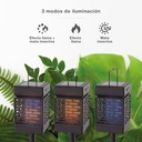 Estaca jardín solar LED mata insectos Alata 5W 1600-1800K IP44 