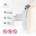 Trampa eléctrica para insectos con luz de noche Figari 1W 