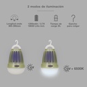 Lámpara LED mata insectos 5W recargable USB 