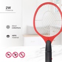 Raqueta eléctrica mata insectos 2xAA 