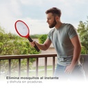 Raqueta eléctrica mata insectos 2xAA 