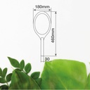 Raqueta eléctrica mata insectos 2xAA 