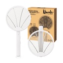 Raqueta eléctrica mata insectos 2 en 1 USB Recargable 
