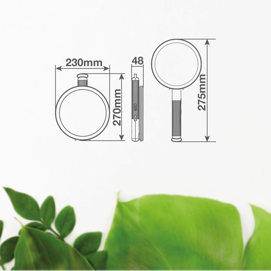Raqueta eléctrica mata insectos 2 en 1 USB Recargable 