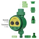 Temporizador de riego 2xAAA IPX3