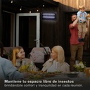 Mata insectos eléctrico Balonga 2x15W 100m2 Negro
