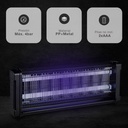 Mata insectos eléctrico Balonga 2x20W 150m2 Negro