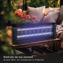 Mata insectos eléctrico Balonga 2x20W 150m2 Negro