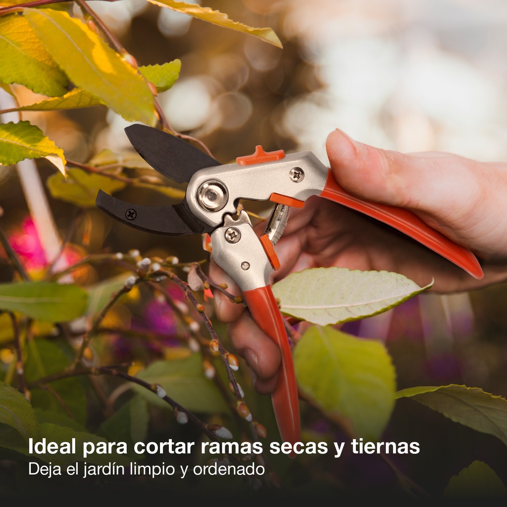 Tijera de poda a una mano con hoja de acero 55mm