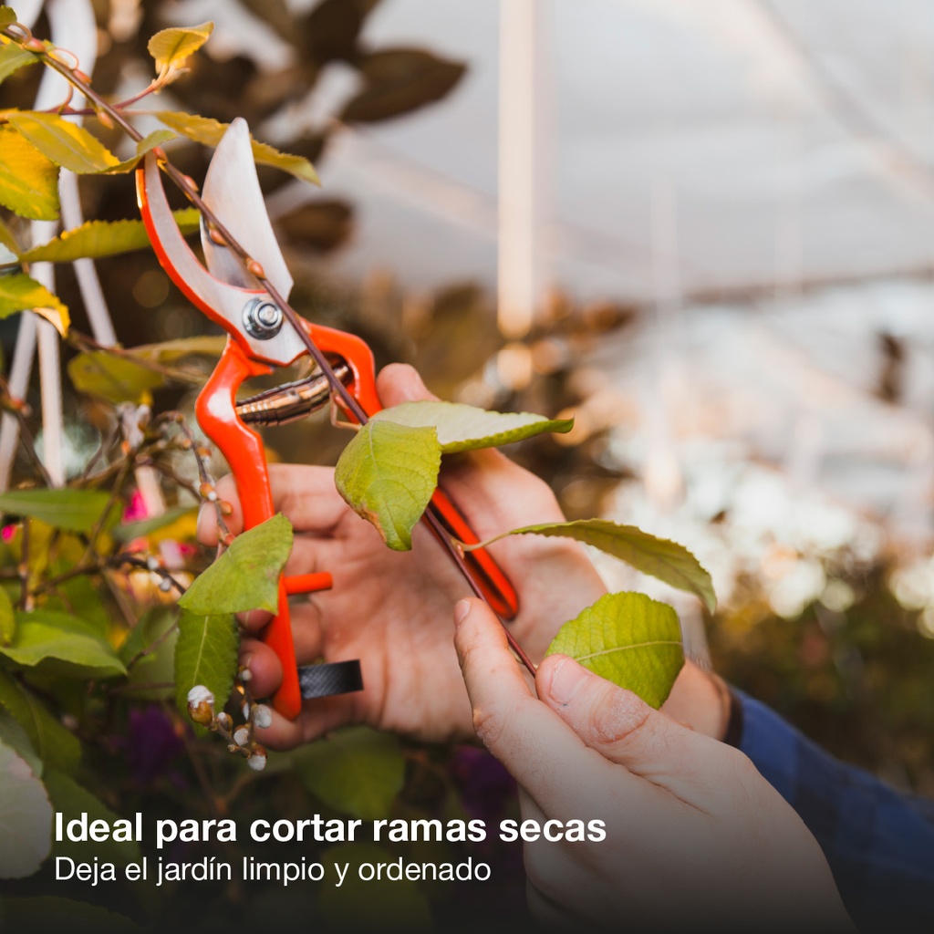 Tijera de poda a una mano con hoja de acero 60mm
