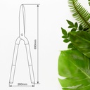 Cortasetos telescópico con hoja de acero 320mm