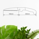 Serrucho con hoja plegable 160mm
