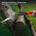Serrucho de hoja curva 330mm