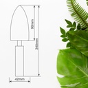 Pala de jardinería 90mm