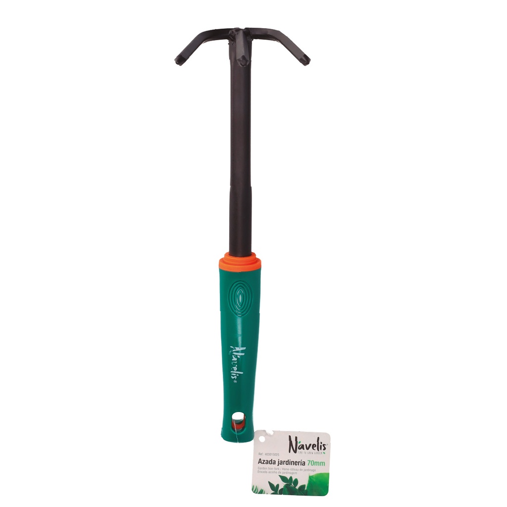Azada y horquilla de jardinería