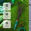 Rastrillo de jardinería 140mm