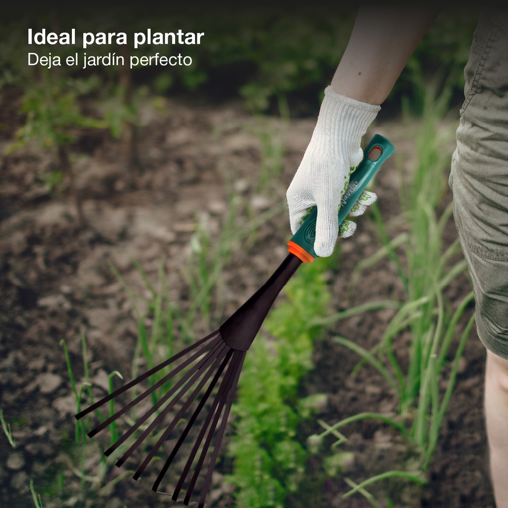 Rastrillo de jardinería 140mm