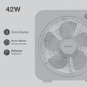 Ventilador Box Fan Bronte Ø31cm 45W Gris