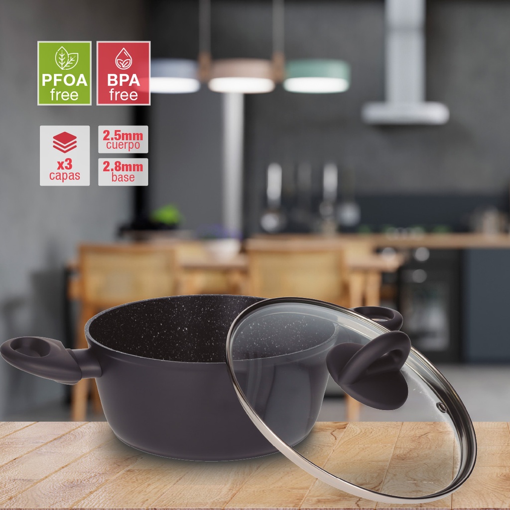 Olla aluminio forjado Serie Salova Ø280mm