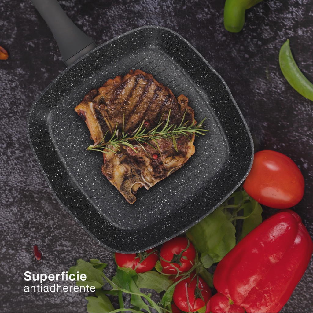 Sartén grill aluminio forjado Serie Salova Ø280mm