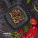 Sartén grill aluminio forjado Serie Salova Ø280mm