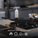 Sartén grill liso aluminio forjado Serie Salova Ø280mm