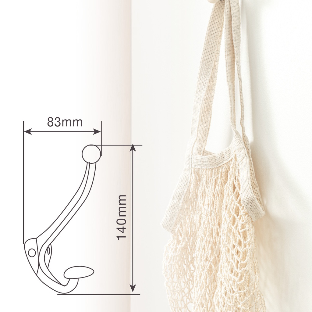 Percha colgador vertical