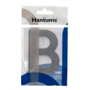 Letra puerta B acero inoxidable con adhesivo