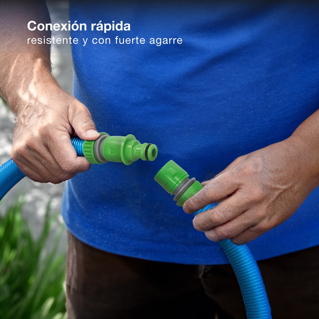 Manguito conexión rápida para manguera Ø3/4"