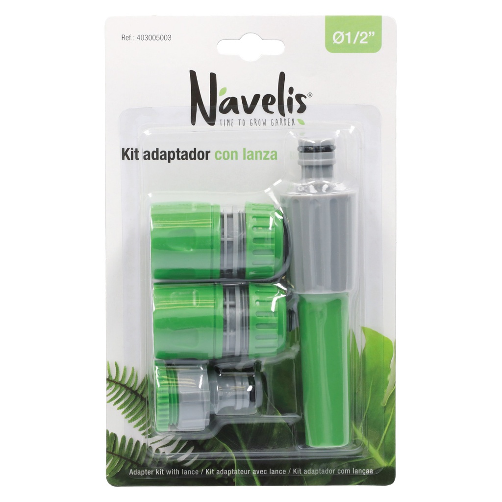 Kit acople rápido con lanza Ø1/2"