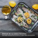 Bandeja horno acero inox 37x28cm