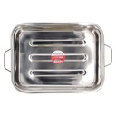 Bandeja horno acero inox 41,5x30cm