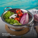 Escurridor con asas acero inox Ø26cm
