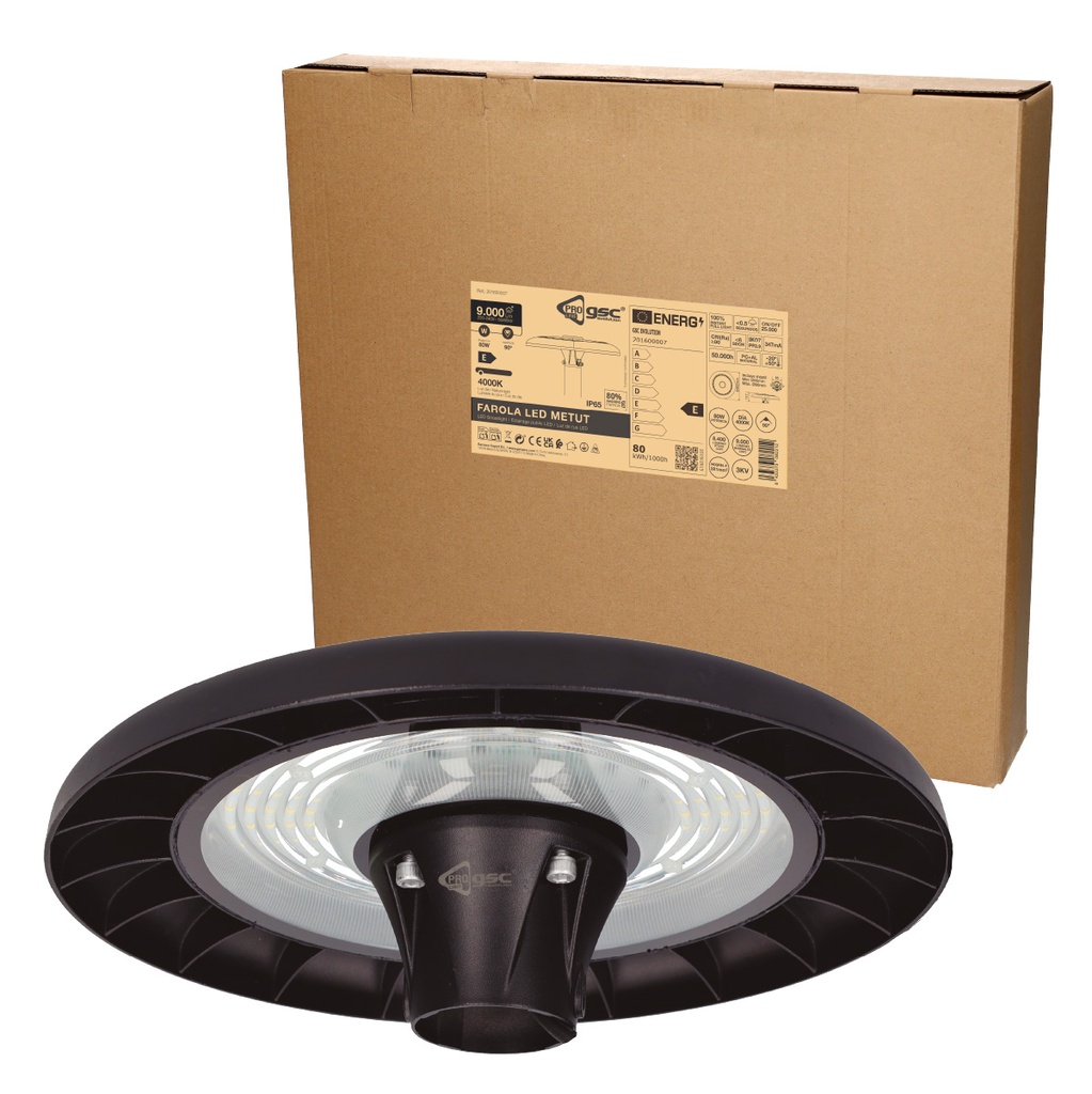 Farola LED Metut 80W 4000K IP65 - Pro Line