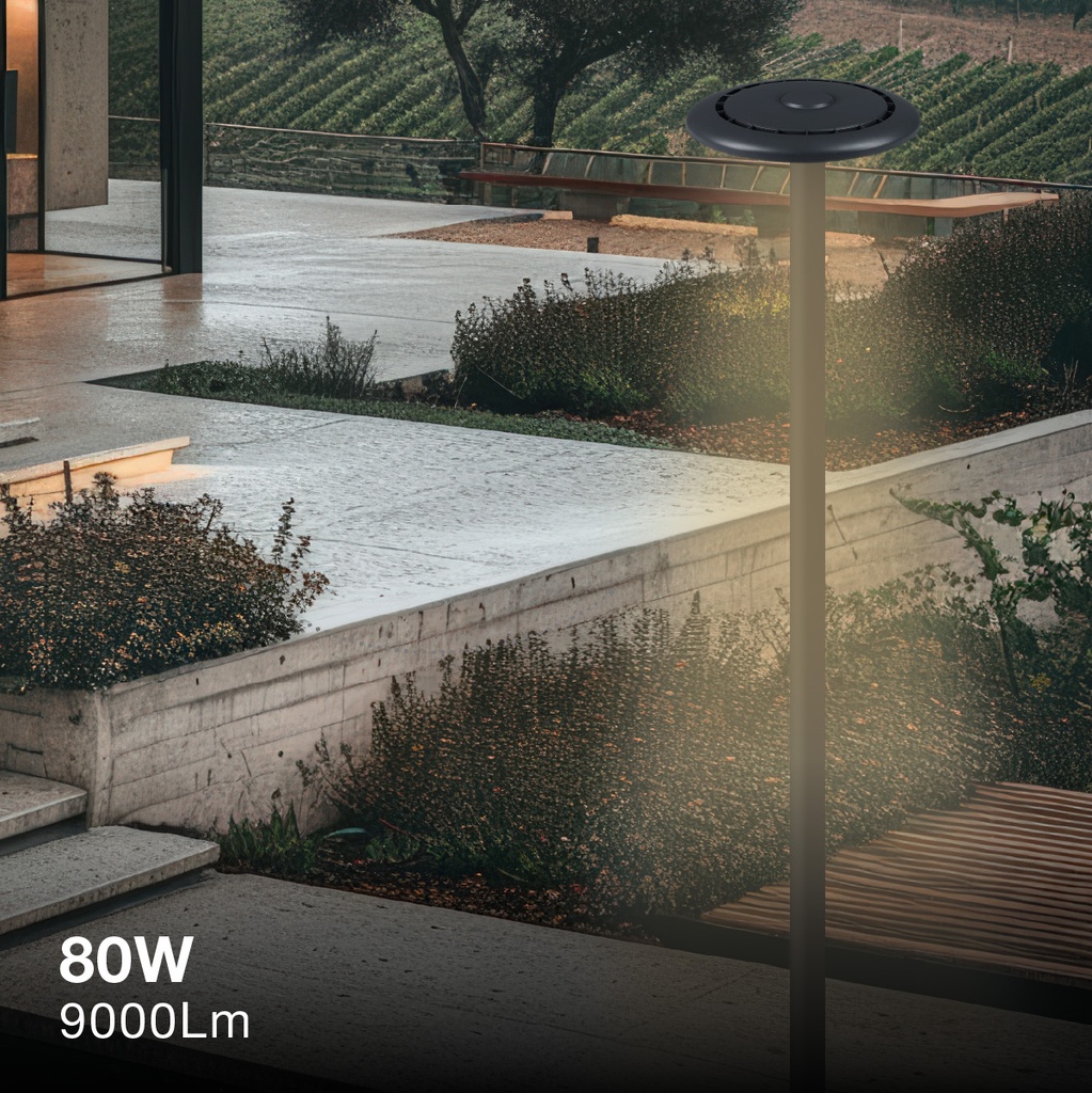 Farola LED Metut 80W 4000K IP65 - Pro Line