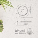 Farola LED Metut 80W 6500K IP65 - Pro Line