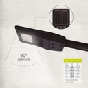 Farola solar LED Buat con sensor de movimiento y crepuscular 5W 4000K IP65
