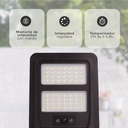 Farola solar LED Buat con sensor de movimiento y crepuscular 7W 6500K IP65