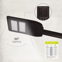 Farola solar LED Buat con sensor de movimiento y crepuscular 7W 6500K IP65