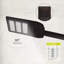 Farola solar LED Buat con sensor de movimiento y crepuscular 14W 6500K IP65