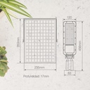 Farola solar LED Longbia 6W 4000K IP65 - Pro Line
