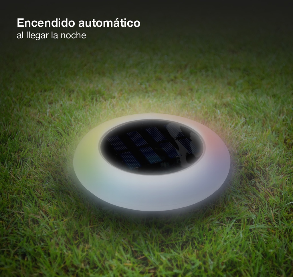 Pack 2 estacas solares LED Volobe RGB IP44