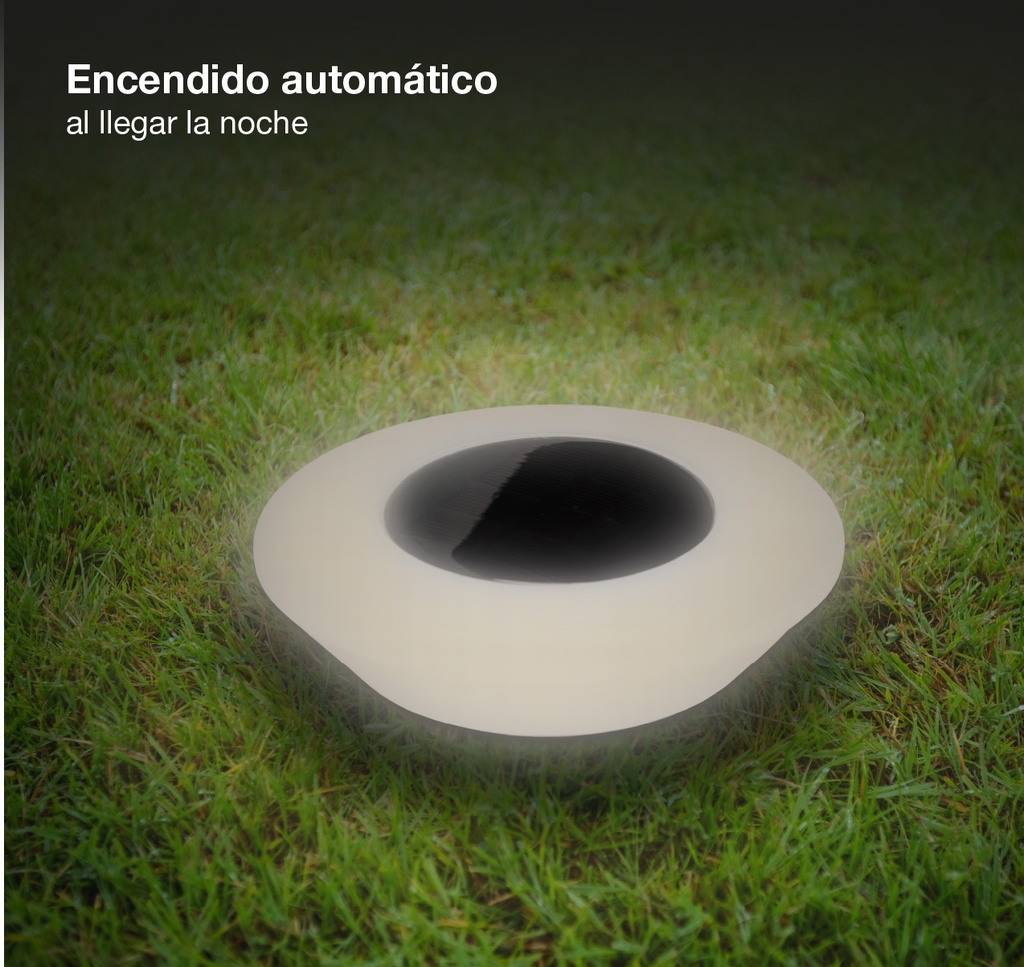 Pack 4 estacas solares LED Ivato 3000K IP44